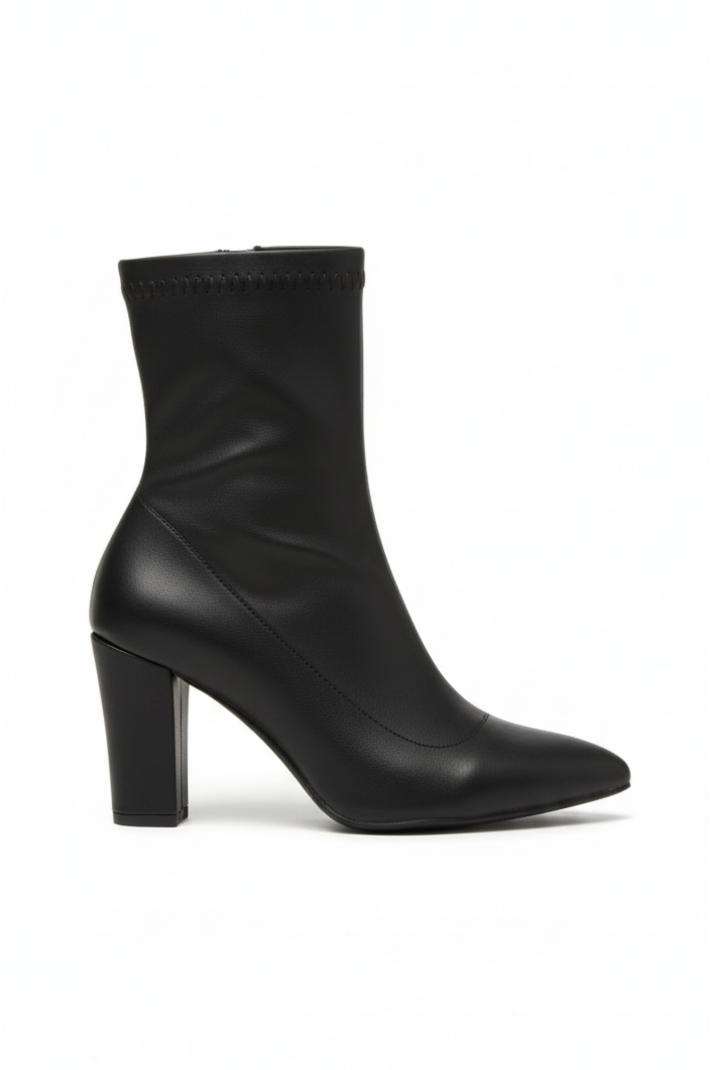 Brielfy Streç Siyah 9cm Topuklu Kadın Bot | Sofistike Form, Kusursuz Duruş