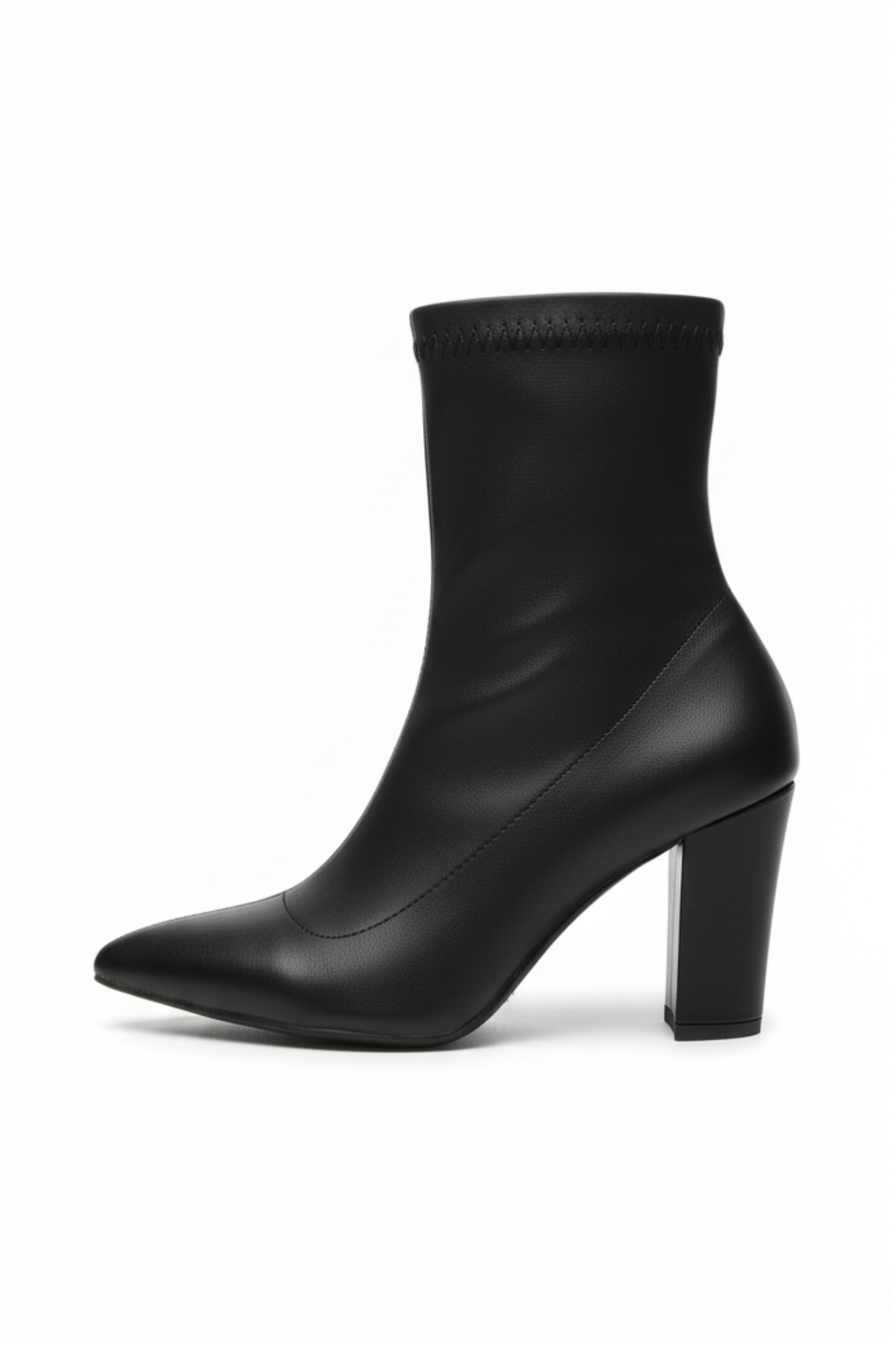 Brielfy Streç Siyah 9cm Topuklu Kadın Bot | Sofistike Form, Kusursuz Duruş